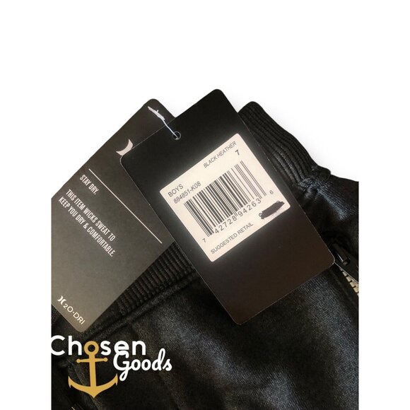 Hurley Boys Small Gray Sweat Pants Logo Training Athletic Kids Youth Size 7 - Picture 4 of 5